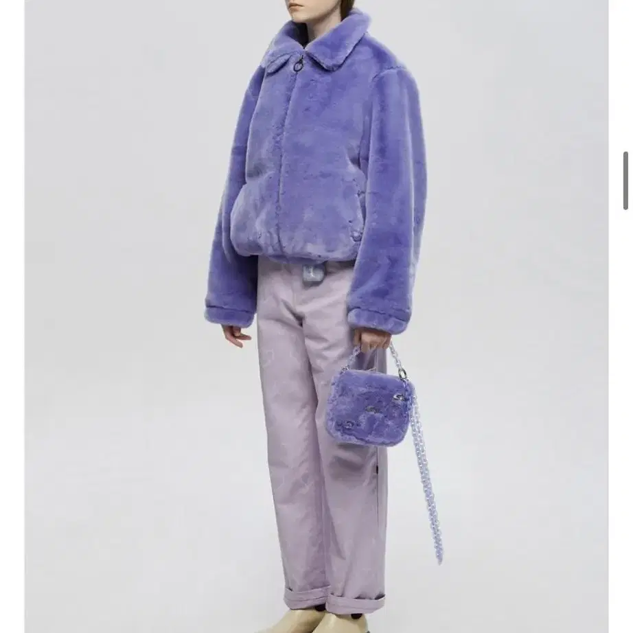 어피스오브케이크 퍼자켓 SCC Fur Jacket_Purple