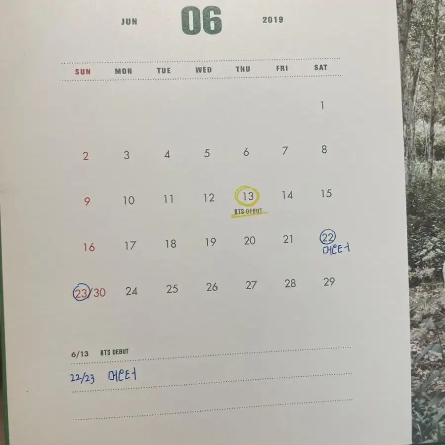 방탄소년단 2019 시즌그리팅+벽캘린더