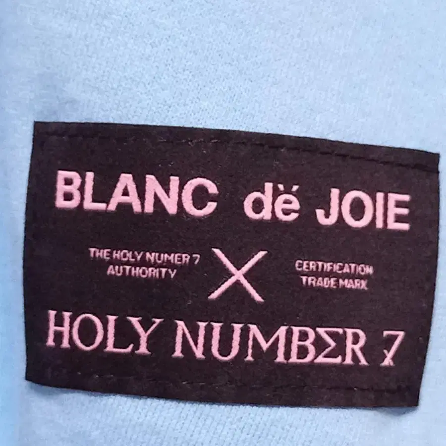 블랑드주아 BLANC de JOIE 프린트 배색 오버핏 티셔츠