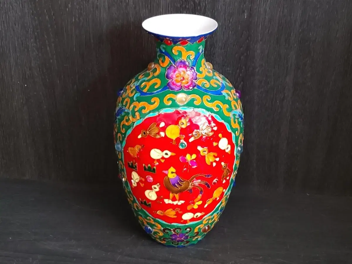 Chinese porcelain Myeongseonghwa lacquered bottle