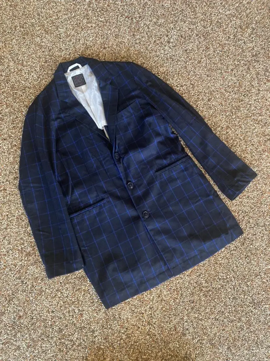 [sizes 95-100] SENSE OF PLACE checked coat