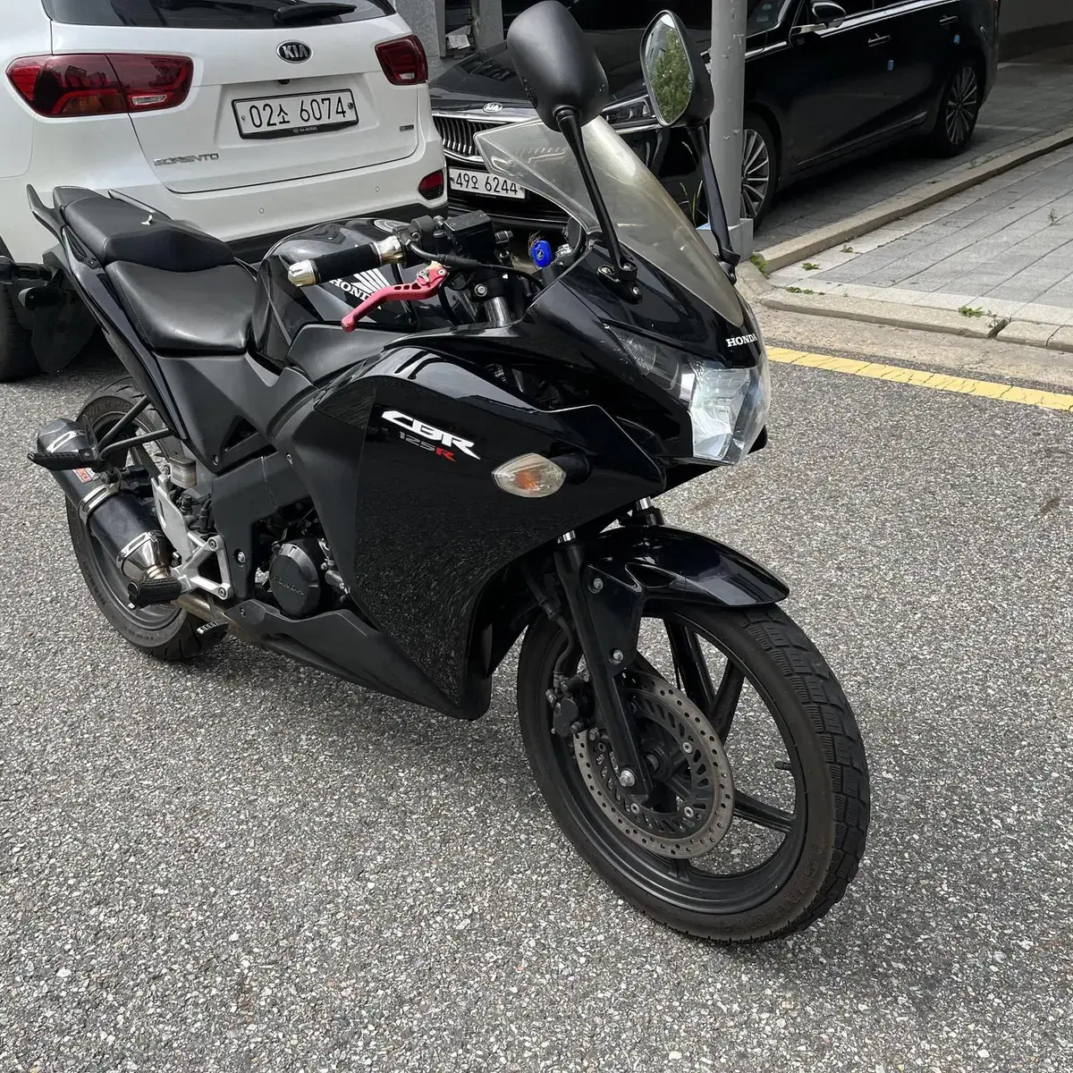 CBR125 2015년식 흑마 세미튜닝 급매합니다