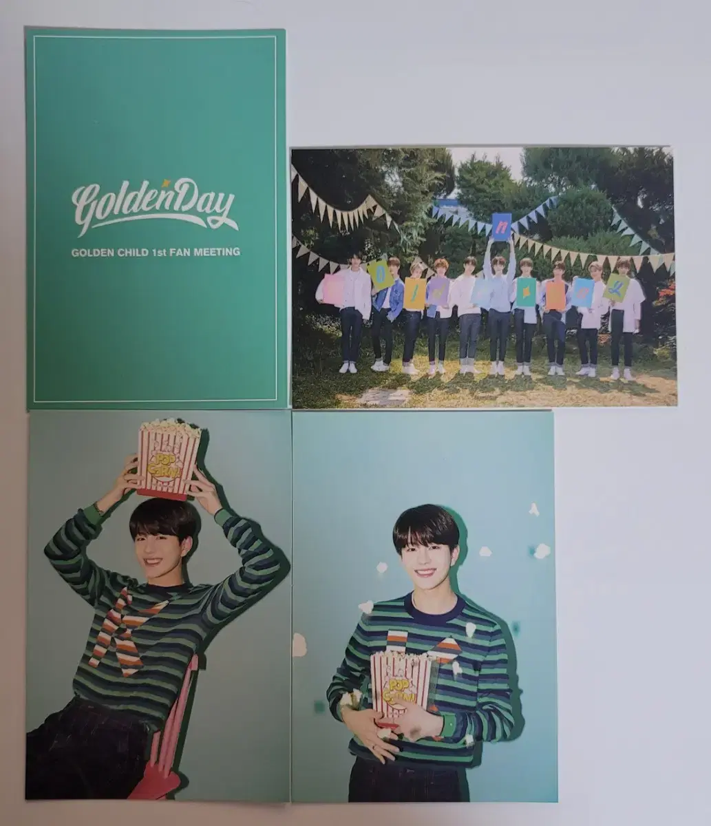 Golden Child Golden Day bomin postcard