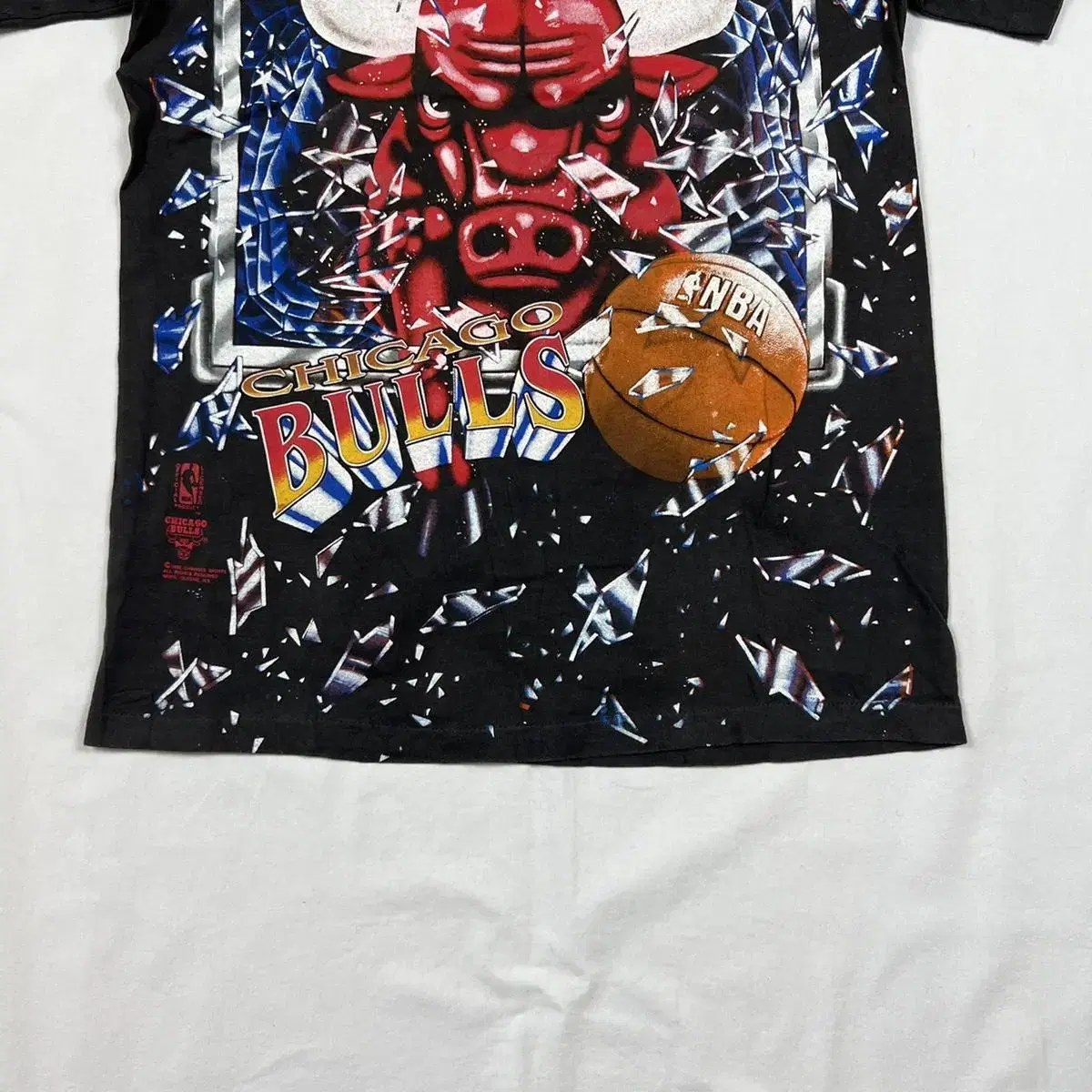 90s 92년도 시카고불스 chicago bulls 백보드 반팔티