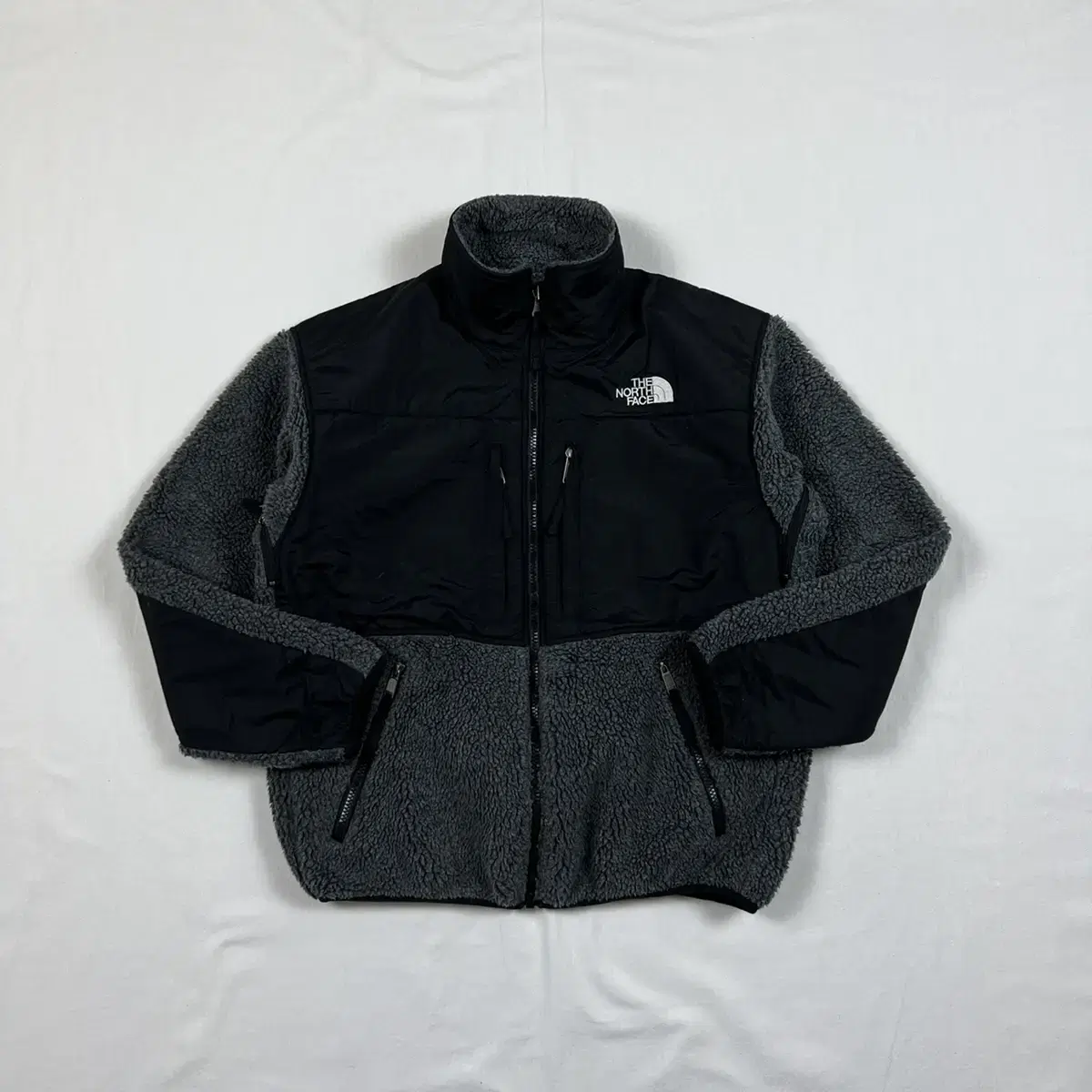 90s The North Face TNF Denali Bulky Hooded Fleece Jacket