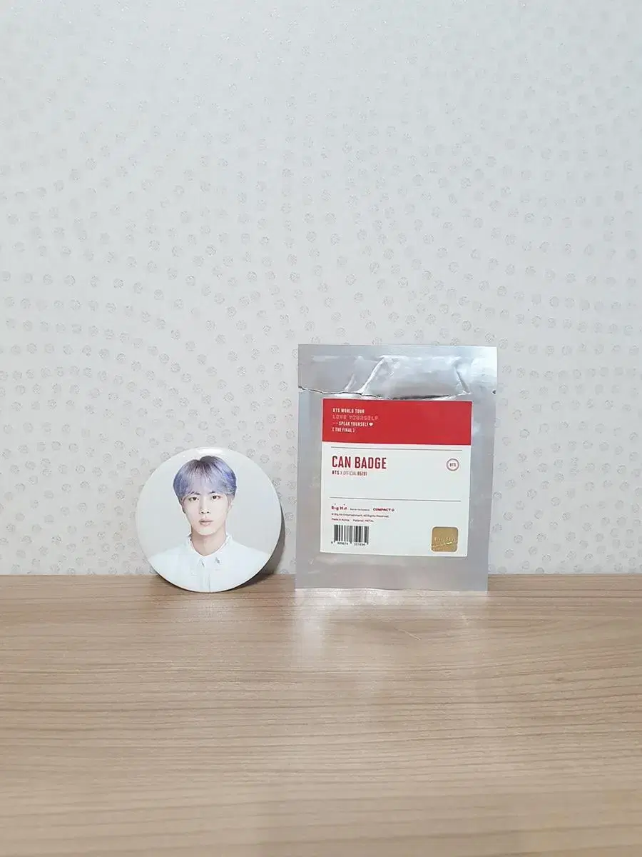 [BTS] Seokjin Spicorn Can Badge ld luckydraw bangtan