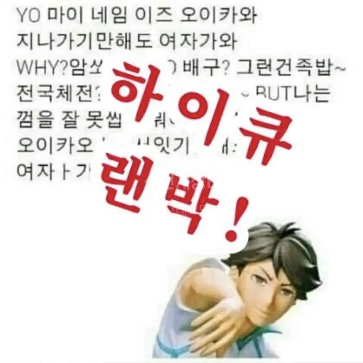 하이큐 랜박!