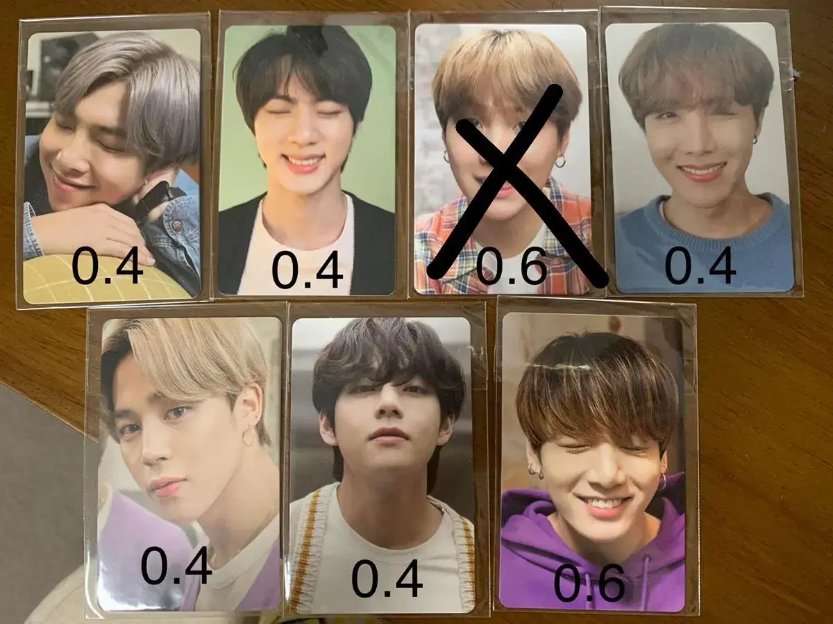 BTS Samsung Galaxy photocard wts