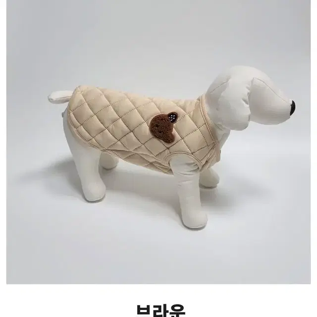 곰돌이누빔조끼