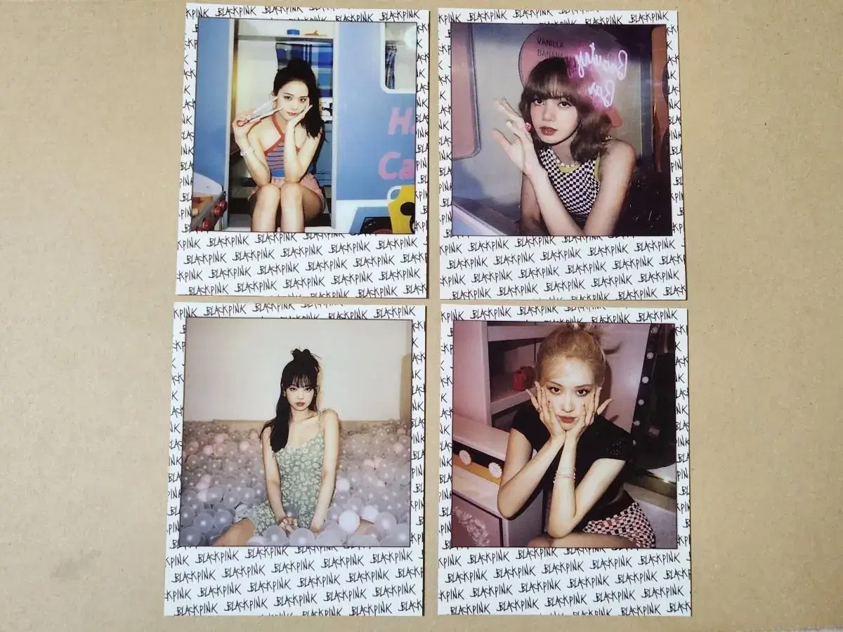 (bulk) black pink photocard 2021 Summertime pola photocard