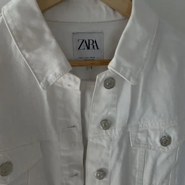 ZARA 자라 프린지 화이트 자켓 S