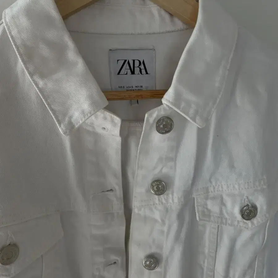 ZARA 자라 프린지 화이트 자켓 S