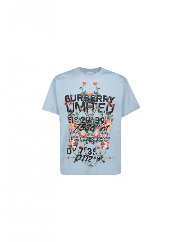 Burberry Men's Floral Print T-Shirt SS21 T-Shirt 8037468