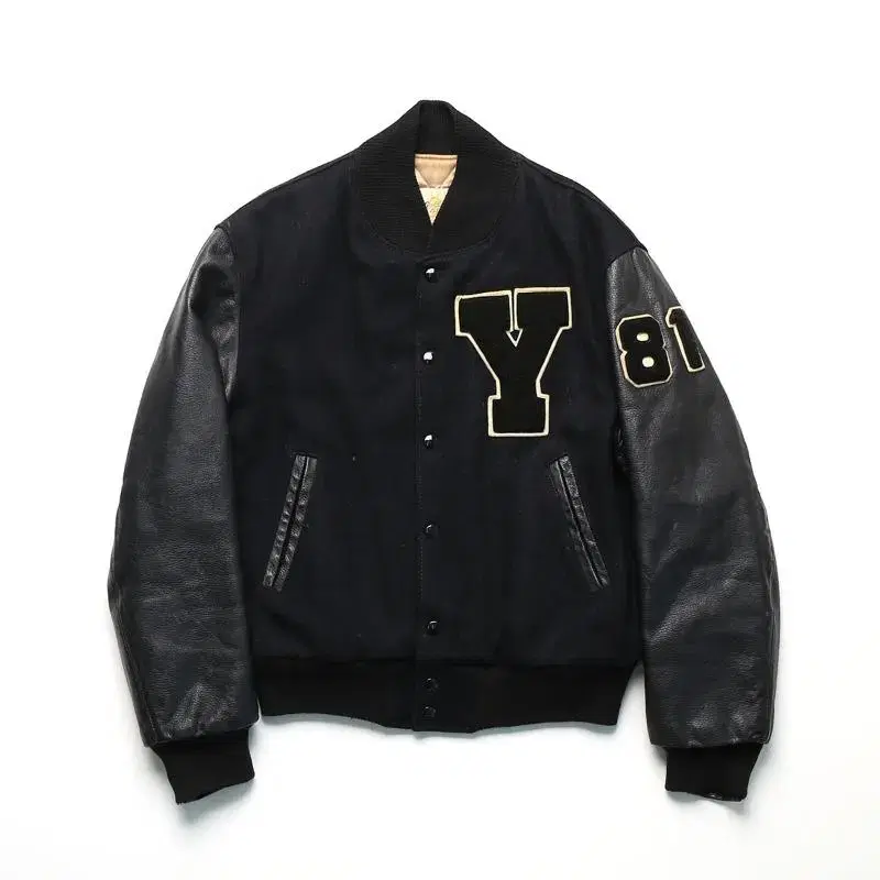 M/Golden Bear/Black Letter Man Varsity