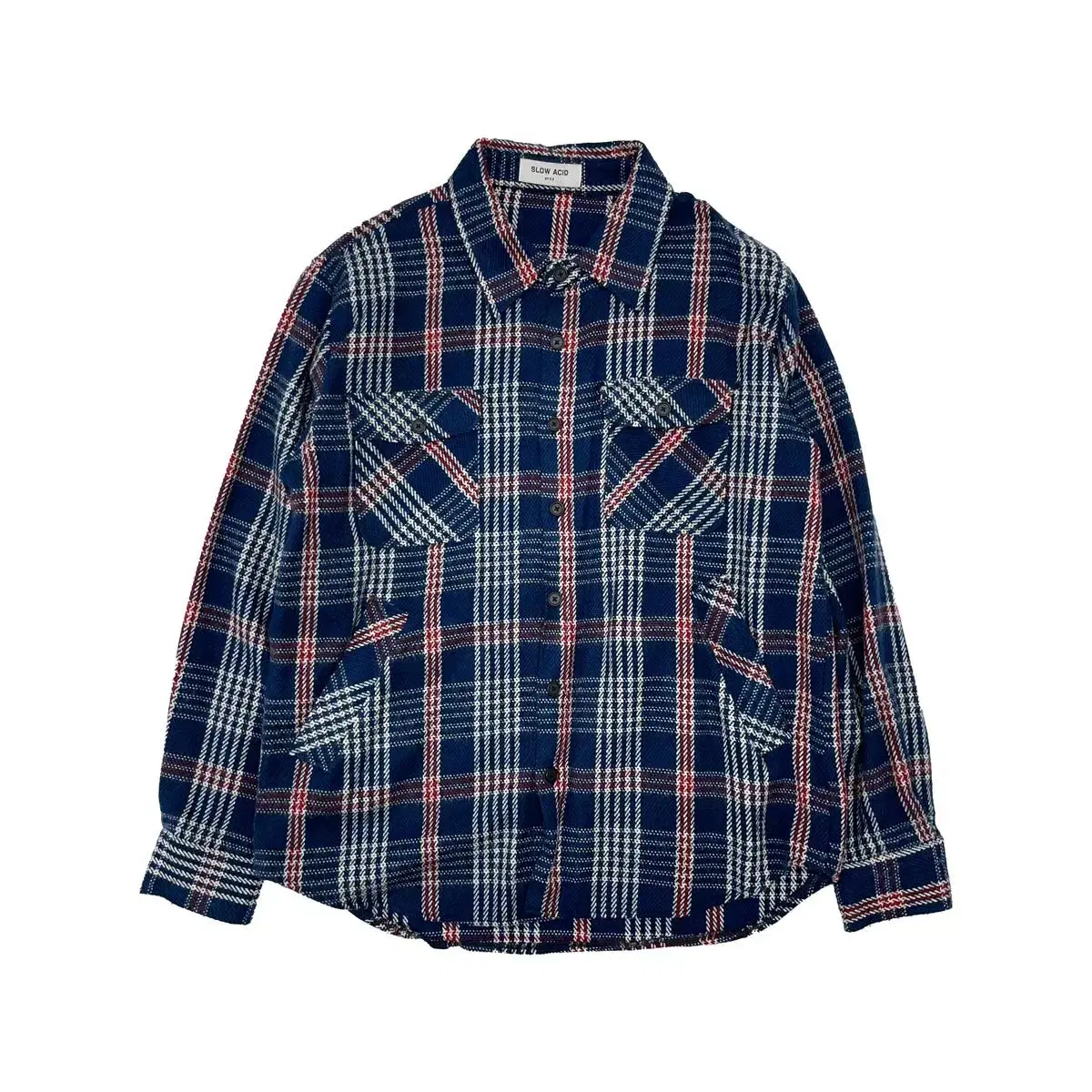 SLOW ACID Slow-acid flannel shirt jacket