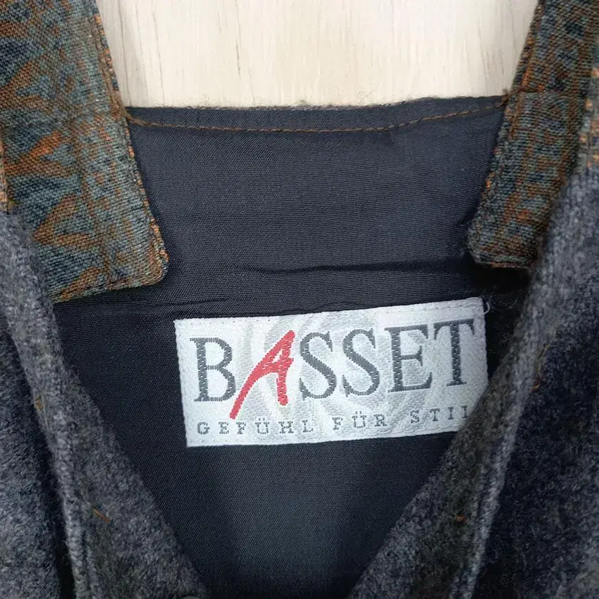 BASSET 여성 뷔스티에 문양 롱원피스 브라운40 (HU9379)