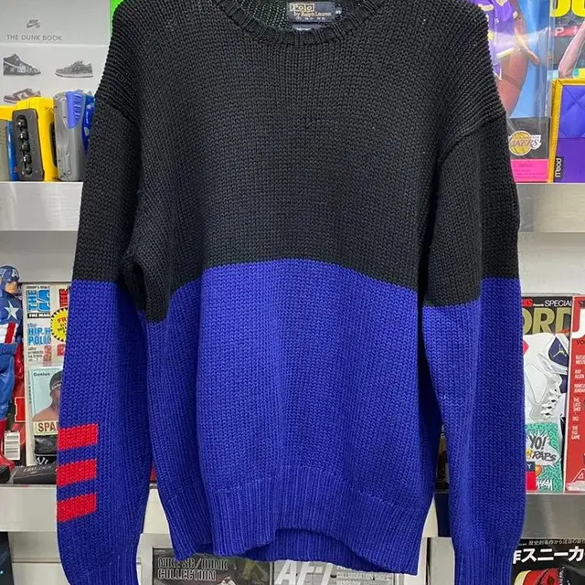 80s polo suicide ski wool sweater 폴로 스키