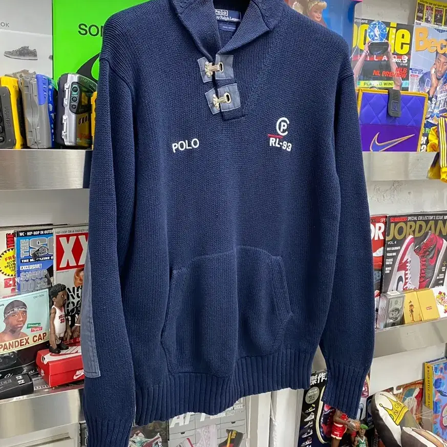 polo cp93 shawl sweater 폴로