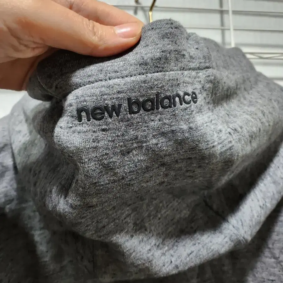 (95,M) New balance 뉴발란스 짙은회색 후드집업 !~