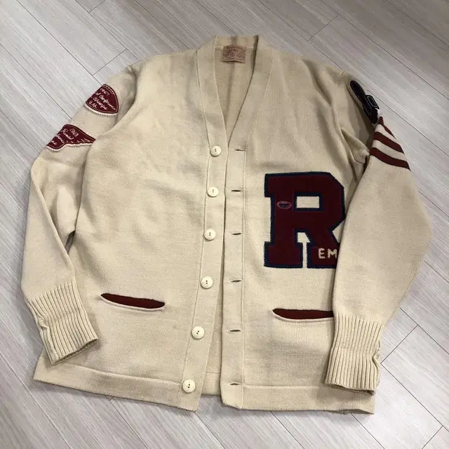 Reminiscence letterman cardigan.