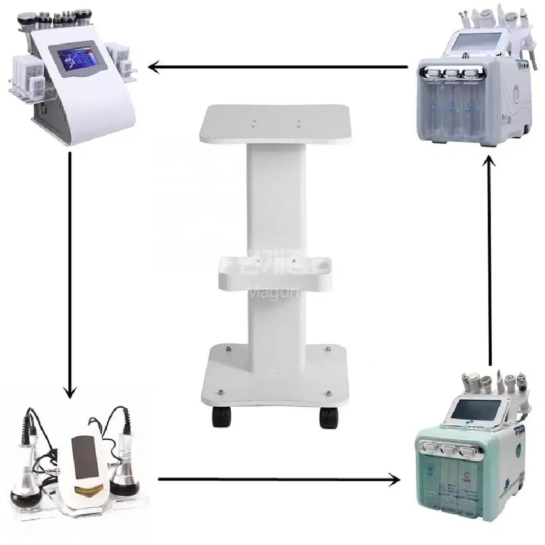 피부관리샵 헤어샵 아쿠아필링기 전용웨건 트롤리