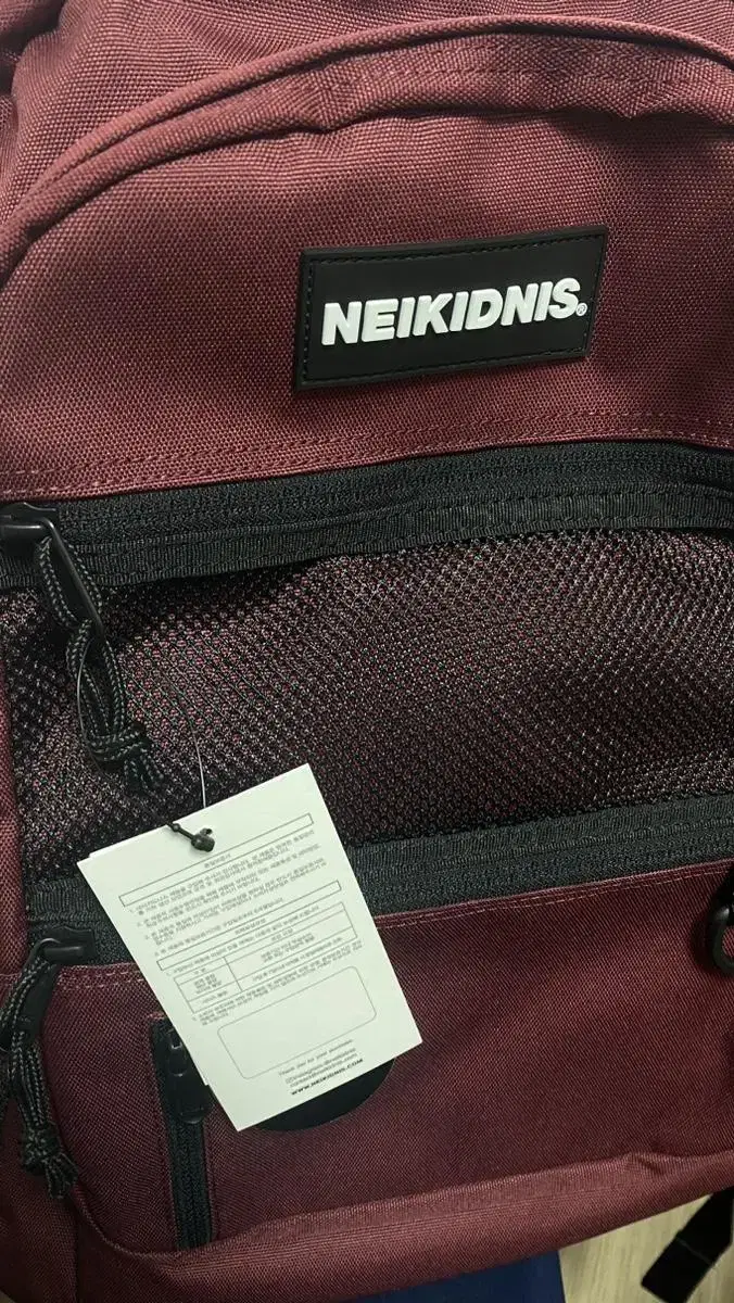 Nakedness Backpack Bag Absolute Backpack Burgundy Black