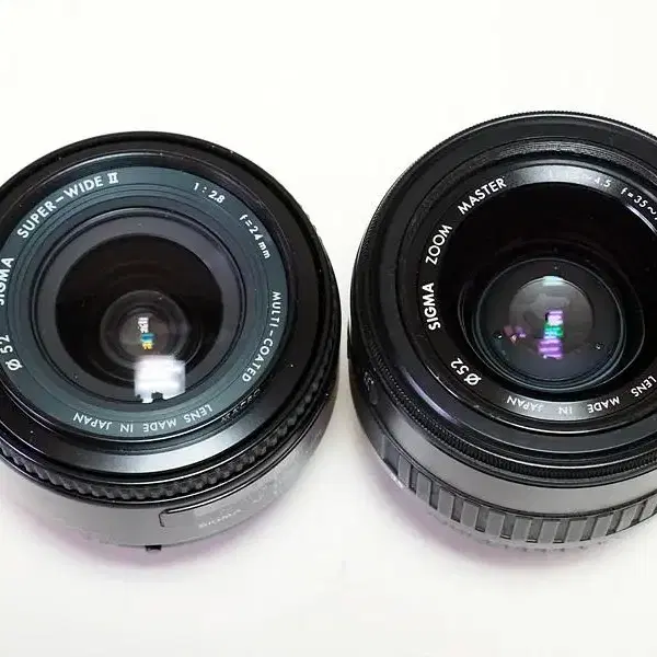 펜탁스마운트 SIGMA af 24mm 2.8 macro/35-70 줌렌즈