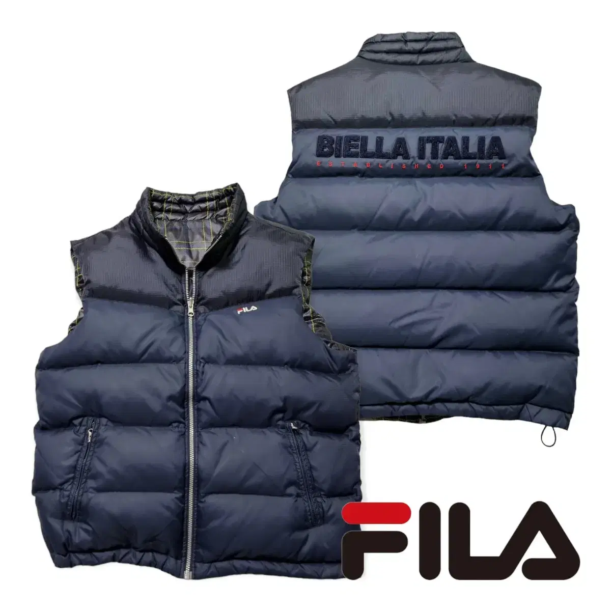 필라패딩조끼 필라패딩 fila 필라바람막이 필라양면패딩 리버서블패딩