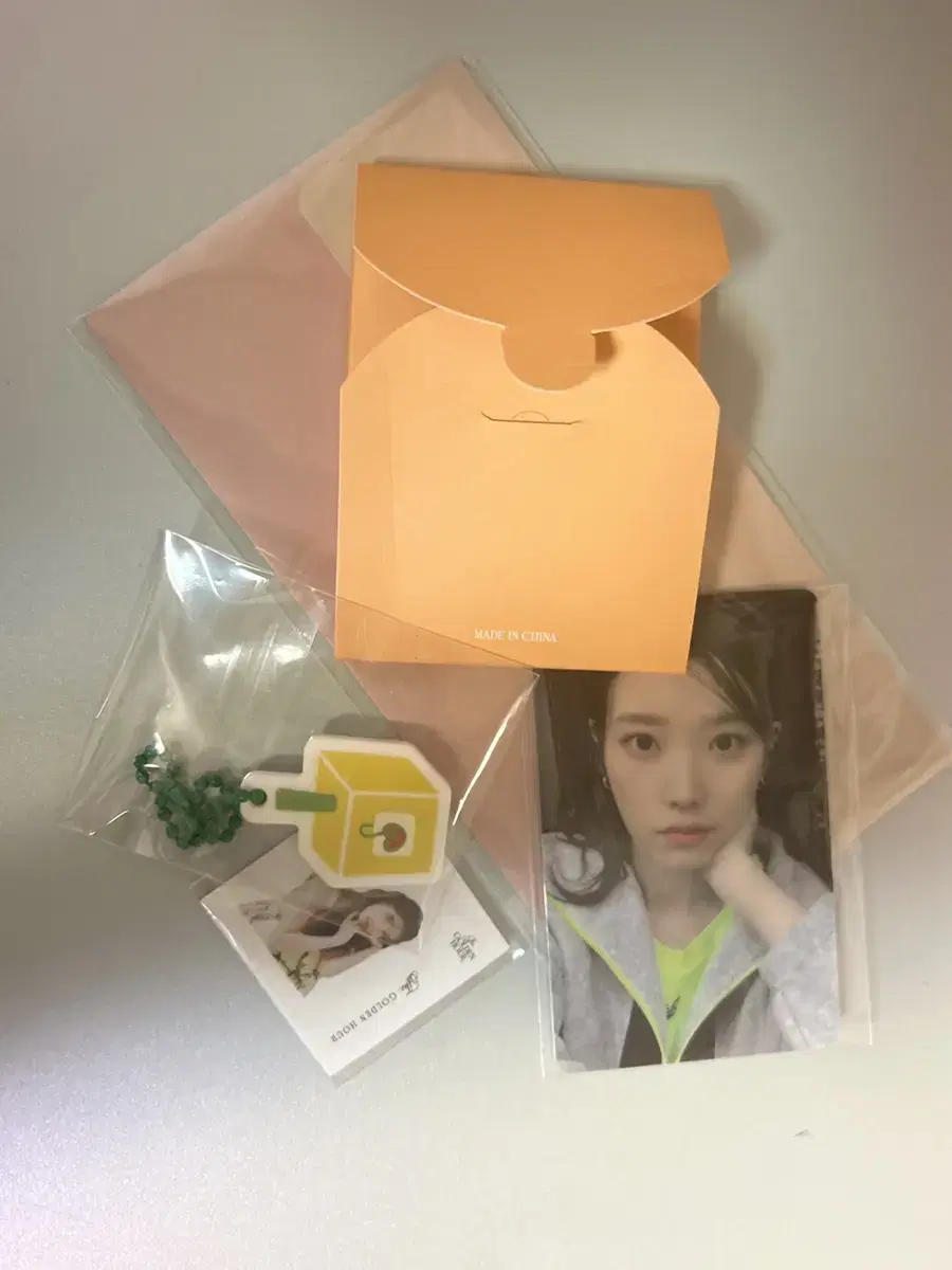 [Half-priced Delivery] iu Golden Hour U-Ana Zone photocard Ticket Holder keyring Tibu