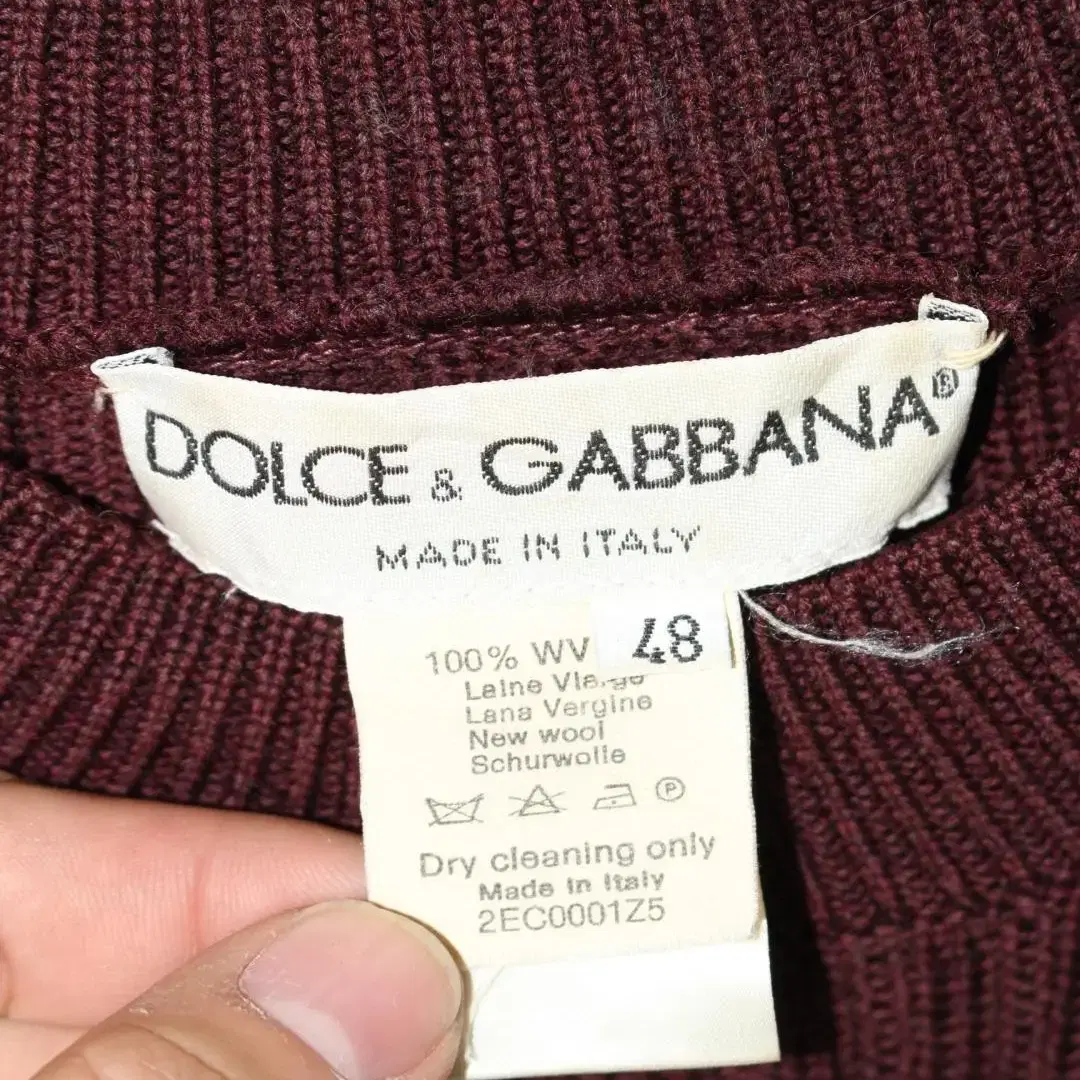 DOLCE & GABBANA 울 니트 (made ITALY)[221027