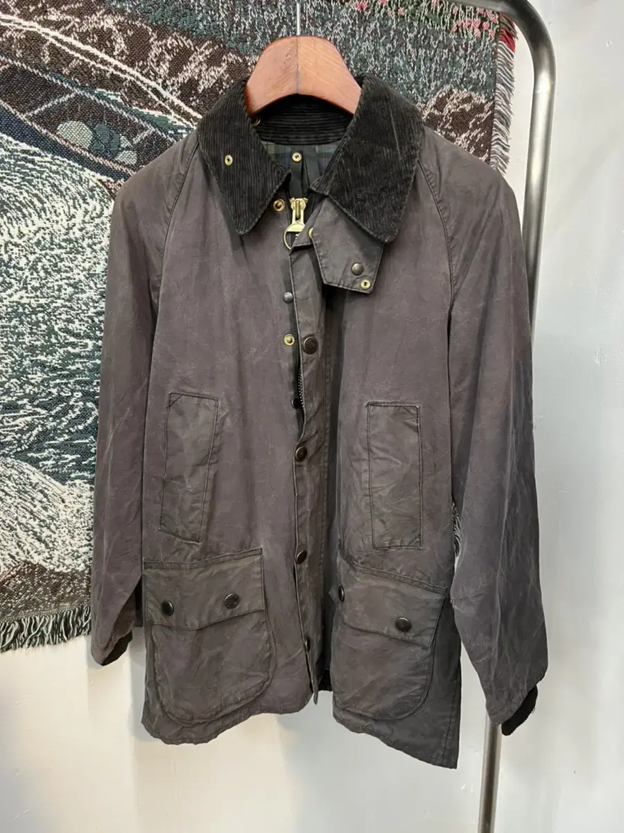 바버 barbour 비데일 왁스자켓