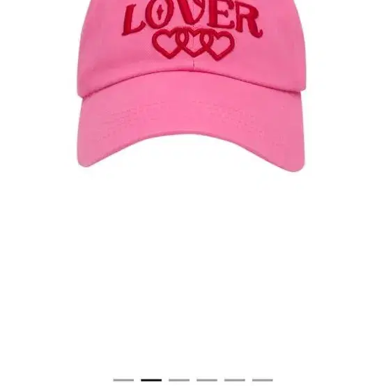 새제품 위러버 모자 TRIPLE LOVER CAP - pink