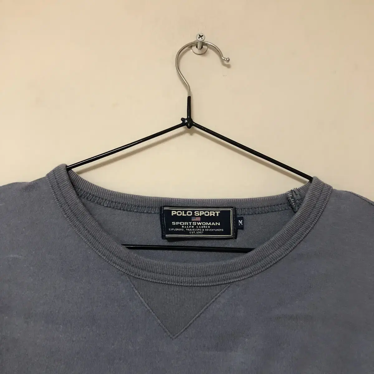 Vintage polo dark sky crop mtm