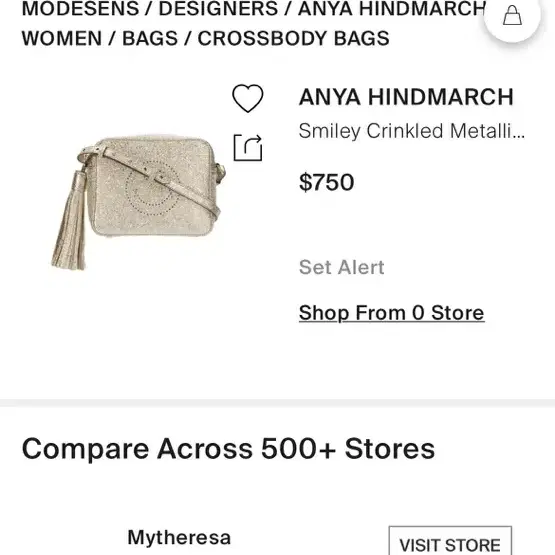 (국내 미발 정가 $750)안야 힌드마치 Anya Hindmarch 스마