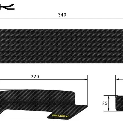 RISK 카본 자전거스크레치 부착커버