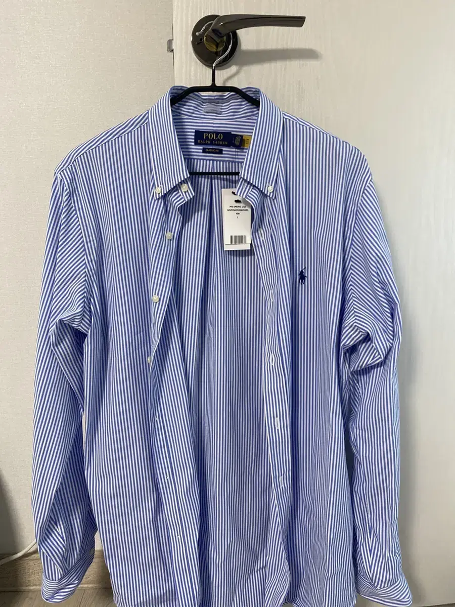 Polo Ralph Lauren 22SS Classic Fit Poplin Stripe Shirt