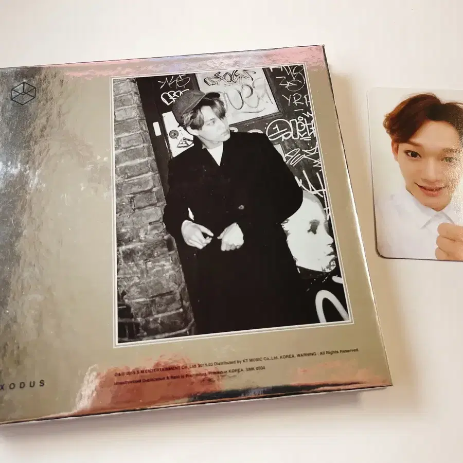 엑소 엑소더스 카이 앨범+첸 포카 exo exodus