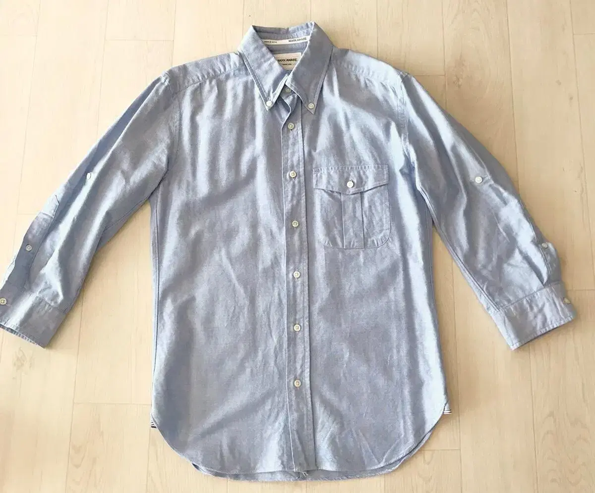 [2size] markaware markaware oxford 8-button shirt