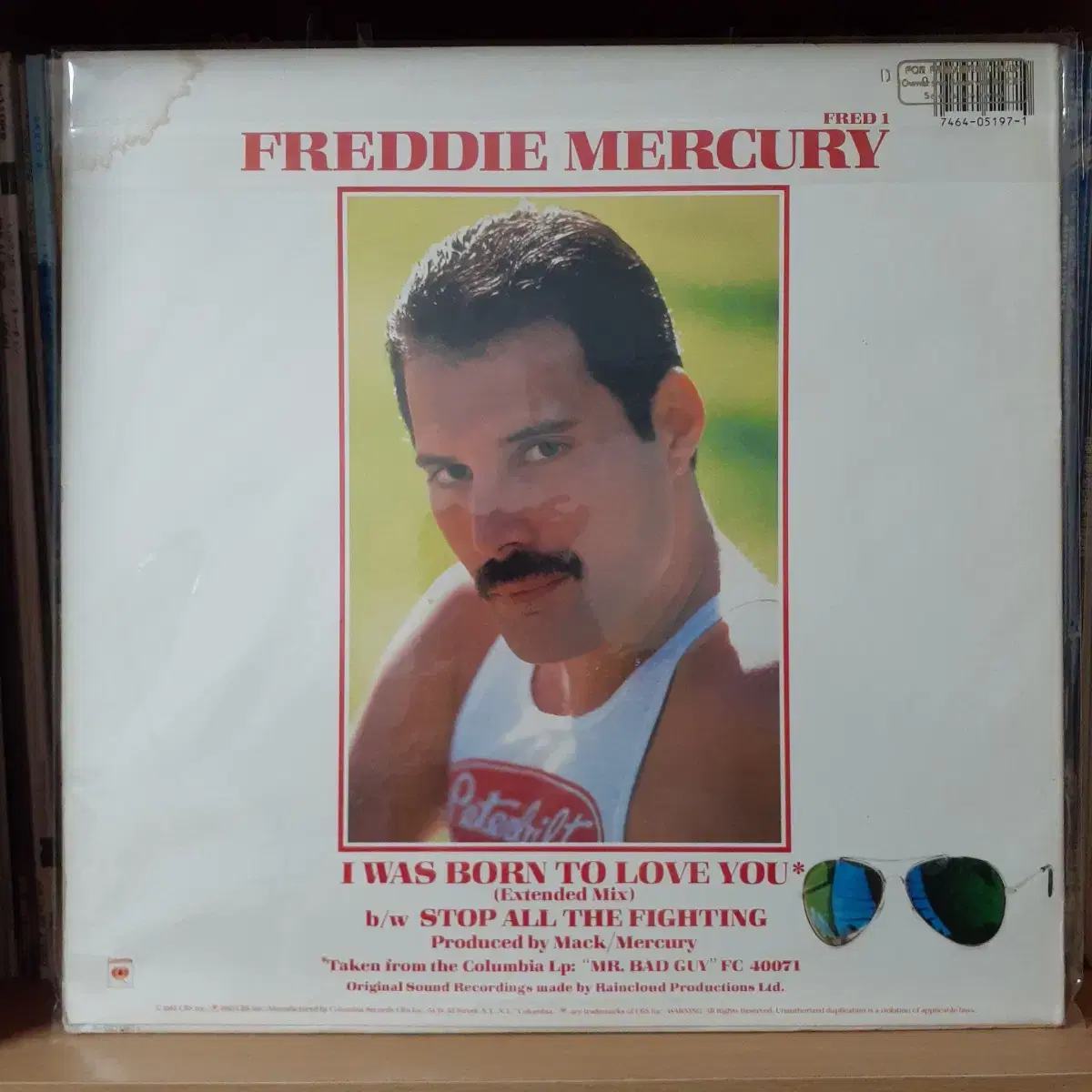 12인치 싱글 LP Freddie Mercury I Was Born 미국