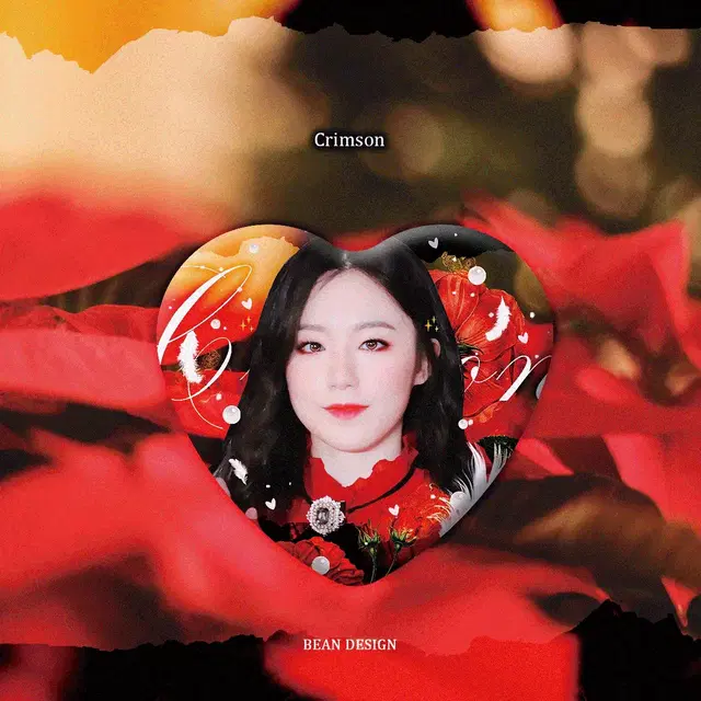 (재고소진임박) 여자아이들 슈화 crimson 하트핀버튼 비공굿 굿즈