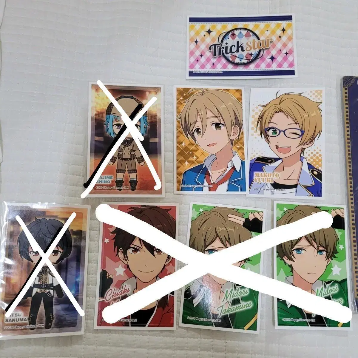 Anstar DecoStickers Ritsu Tomoya Hajime Makoto Trickstar WTS