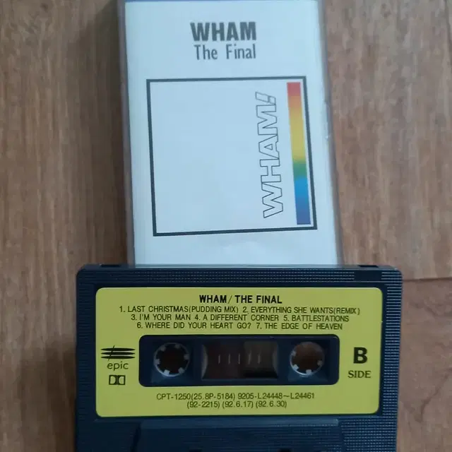 wham 왬 카세트테이프