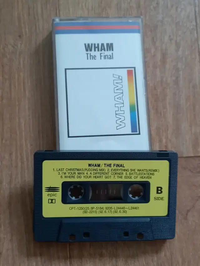 wham 왬 카세트테이프