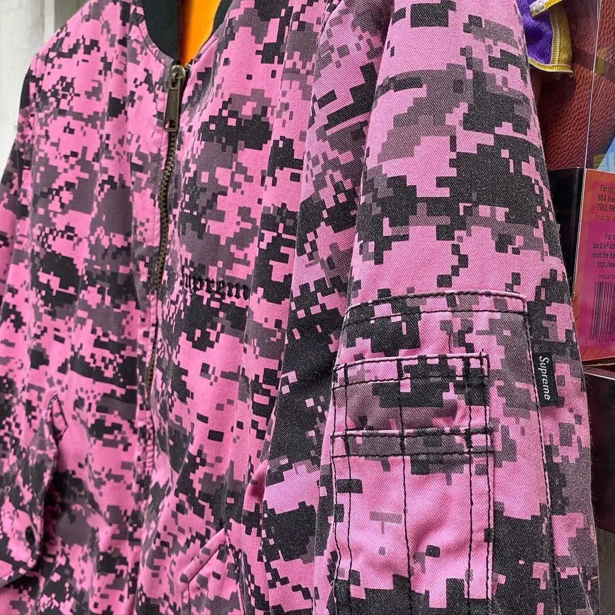 17fw 슈프림Digi Camo Reversible MA-1 양면자켓