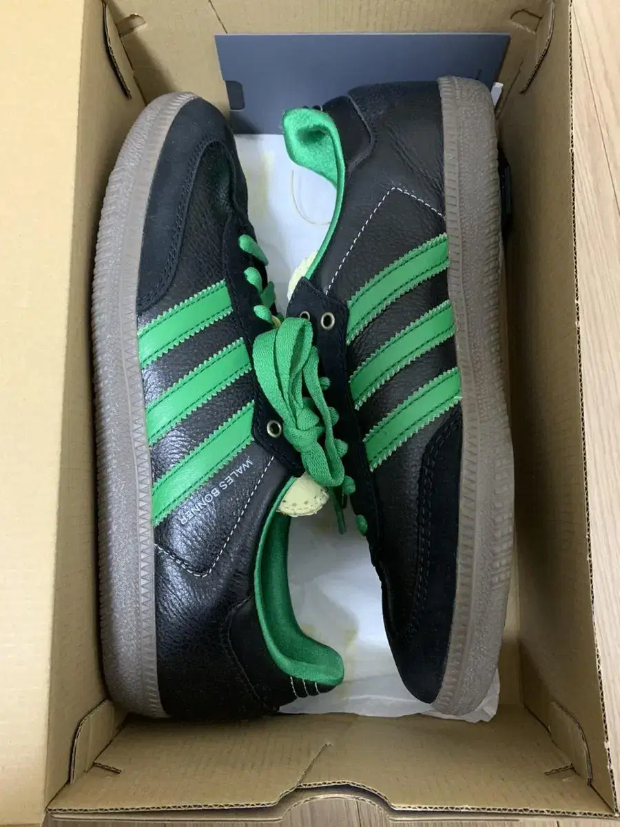 [NEW] 265 / Wales Bonner x Adidas Samba Black Green