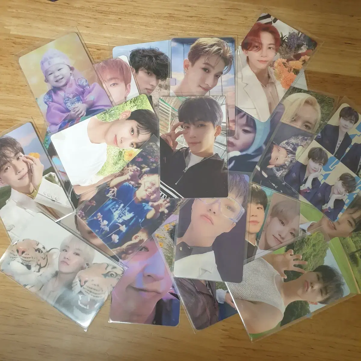 Seventeen photocards photocard I'll randomly draw one, and there's a doll!