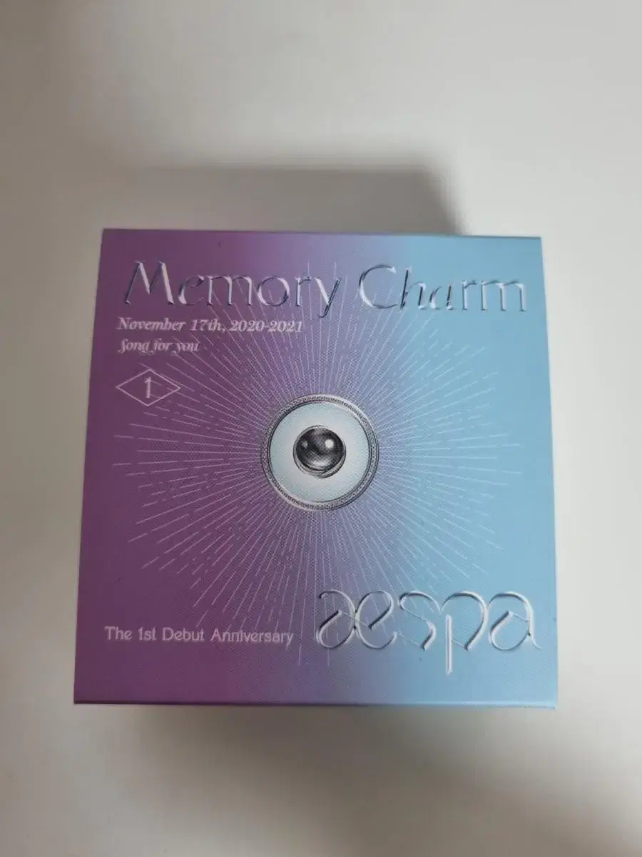 Aespa 1st Anniversary MD Memory Charm karina Version WTS