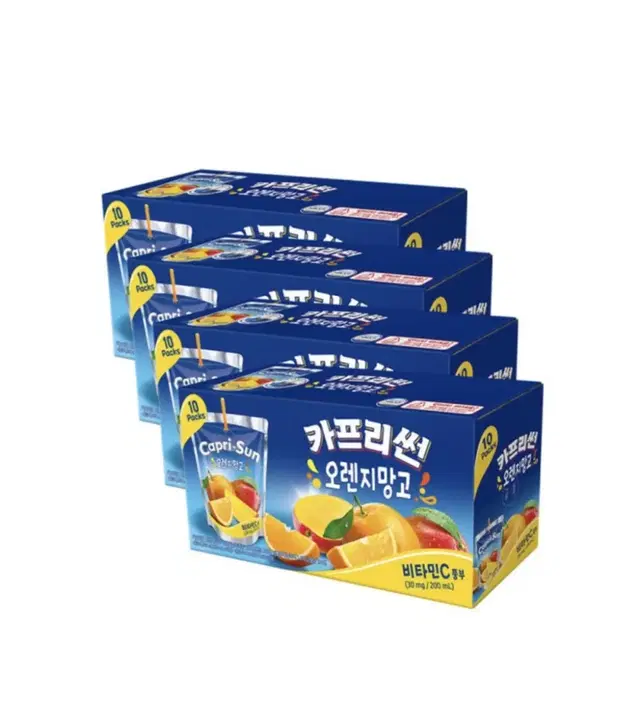 카프리썬 오렌지망고 200ml 40개 무료배송 주스 오렌지주스 망고쥬스