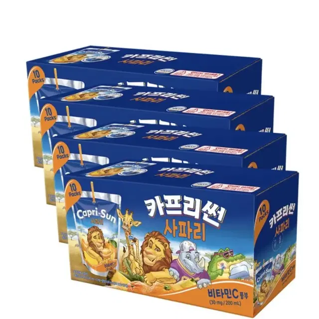 카프리썬 사파리 200ml 40개 무료배송 주스 쥬스