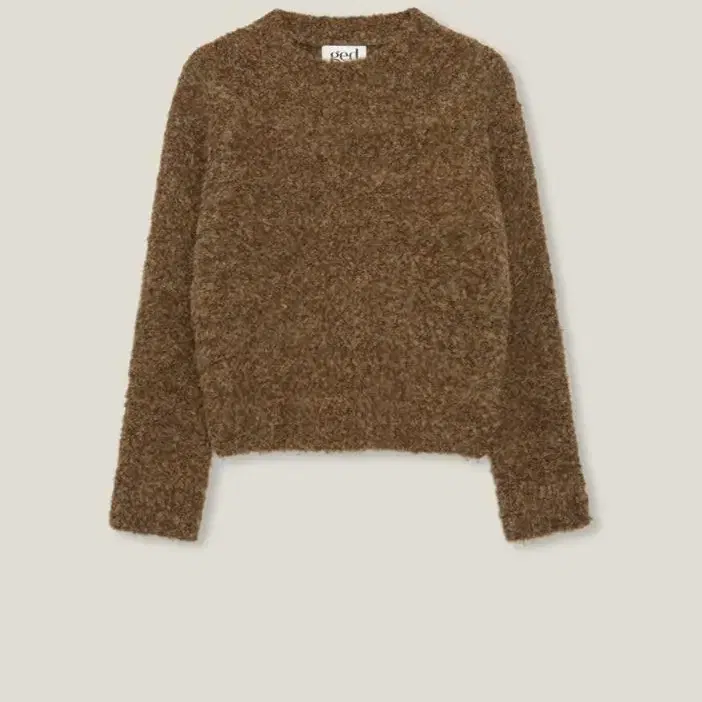 게드 라운드 부클 니트 ged round boucle knit s